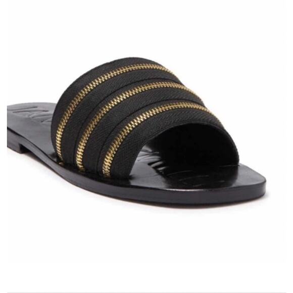 James Smith The ZIP Slide Sandals Size 37 - Picture 1 of 6
